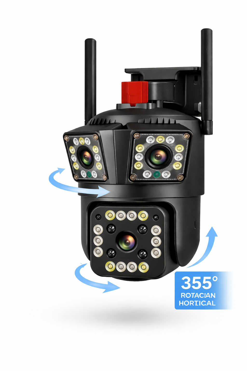 Cámara WiFi Inteligente Triple Lente PTZ 4G – Compra 1 Llévate 2